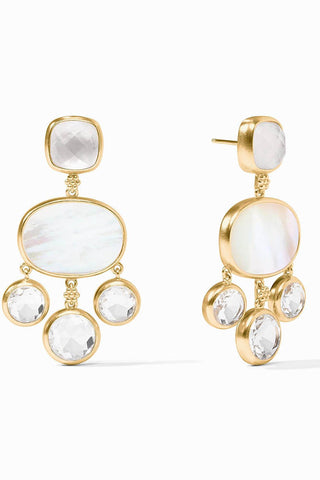 Kaleidoscope Chandelier Earring Clear Crystal