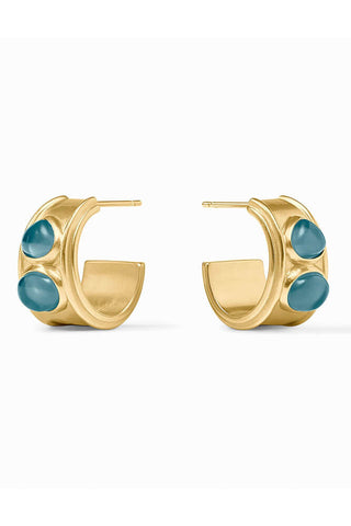 Dolce Stone Hoop-Iridescent Montana Blue-S