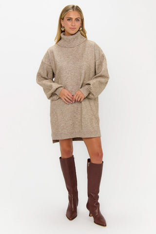 Chester Sweater Dress Oatmeal