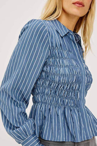 Rails Bradshaw Indigo Stripe