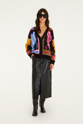 Farm Rio Panthers Cardigan Multicolor