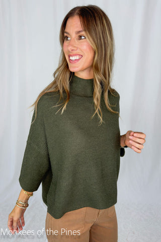 Kerisma Boho Sweater Olive