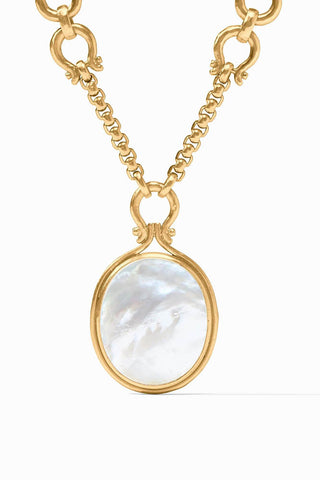 Saratoga Statement Necklace Mother of Pearl