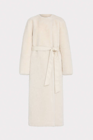 Milly Galia Faux Shearling Coat