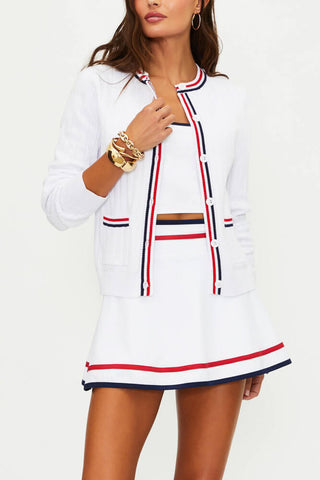 Ally Cardigan White