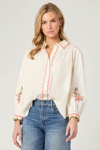Shoshanna Canyon Rose Top
