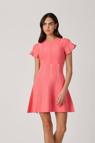 Shoshanna Maddy Dress Coral