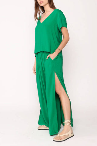 Ripley Rader Linen Flowy Pant Kelly Green
