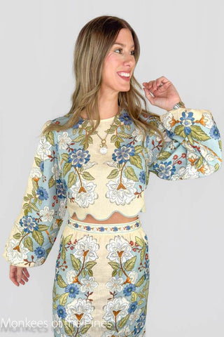 Farm Rio Garden Blouse