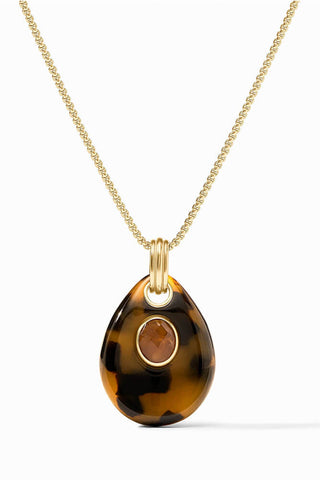 Carnaby Pendant Necklace Tortoise