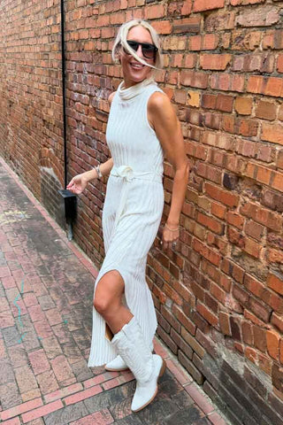 En Saison Ivory Knit Maxi