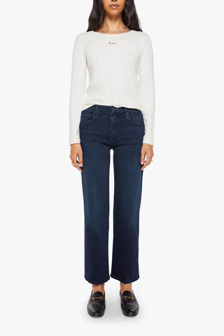 Mother Mid Rise Rambler Zip Ankle Chip on my Shoulder