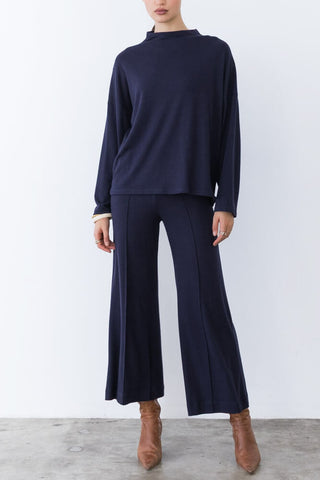 Ripley Rader Sweater Crop Knit Pant Navy