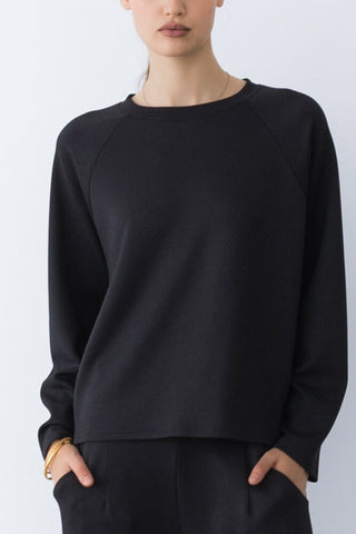Ripley Rader Scuba Knit Top Black