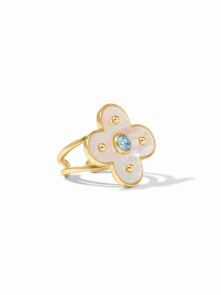 Colette Ring Chalcedony Blue