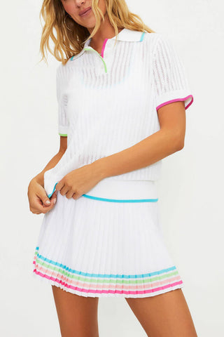 Sia Top Hibiscus Cove White