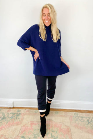 Boho Sweater Navy