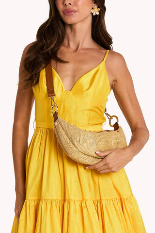 Hammitt Erica Small Cocoa Raffia