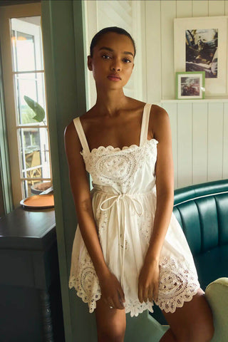 Hunter Bell Cosette Dress White