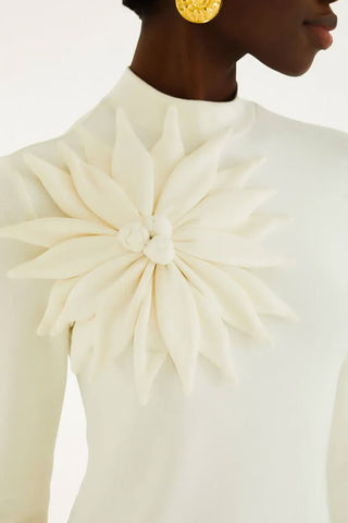 Farm Rio Flower Top Off White