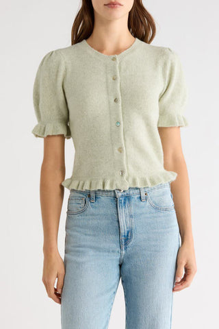 Rails Lora Short Sleeved Button Down Cardigan