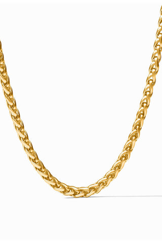 Cobblestone Link Necklace Gold