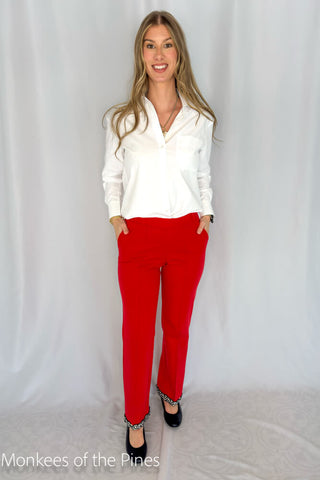 Vilagallo Trousers Red
