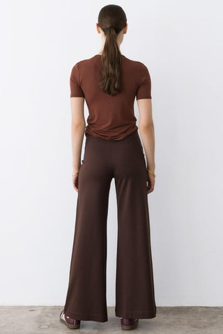 Ripley Radar Cropped Wide leg Chocolate Pant