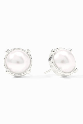 Julie Vos Honey Stud Pearl Silver